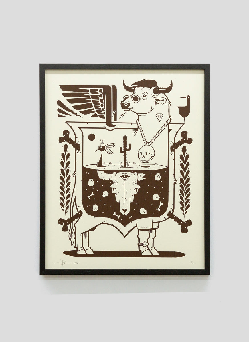Jeremy Fish Screen printing - COW – HIDDEN CHAMPION