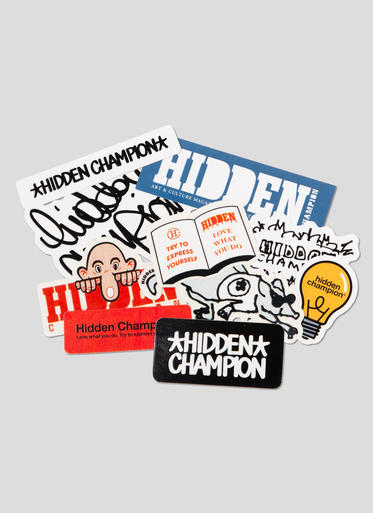 HIDDEN CHAMPION - Sticker Bag 2023